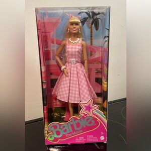 Barbie in Pink Checkered Dress with Accessories